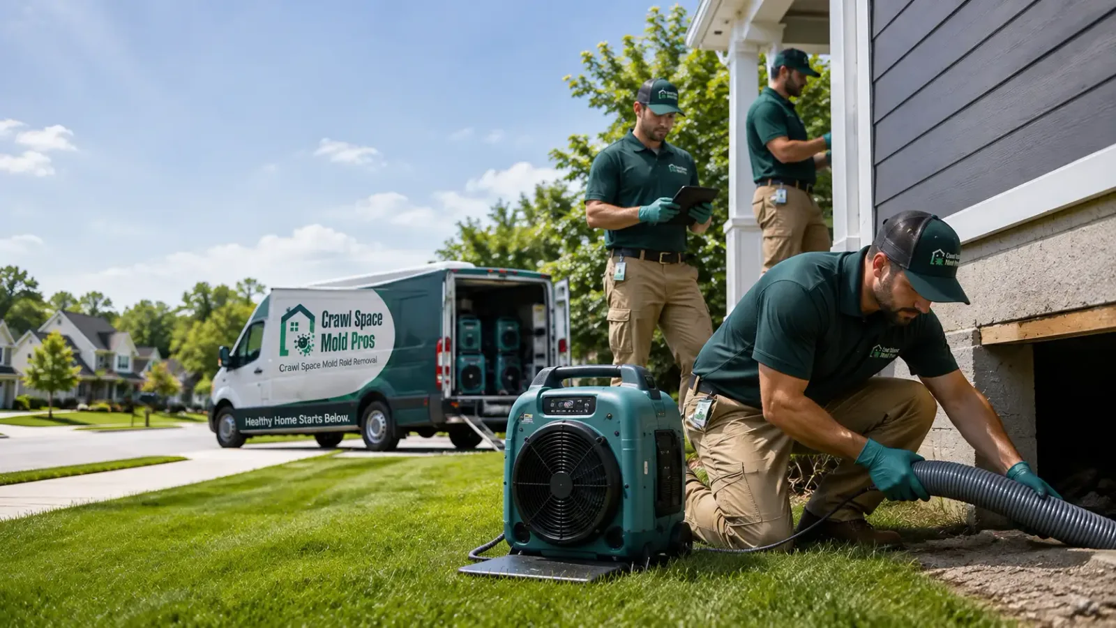 Crawl Space Mold Removal in Pineville, PA
